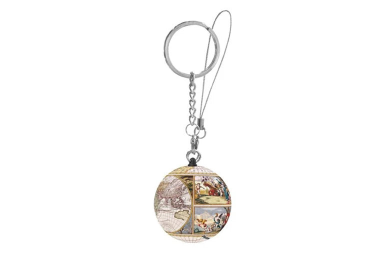 Pintoo 24p Antique Nautical Map Keychain