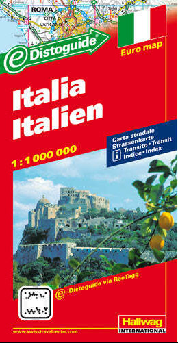 Italy Hallwag Map