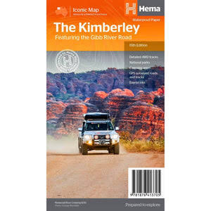 HEMA The Kimberley Map (Featuring Gibb River Road)