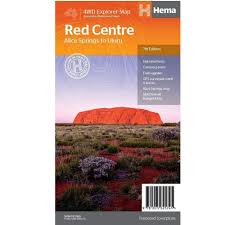 HEMA The Red Centre Map