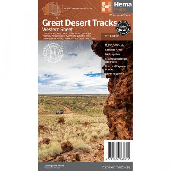 HEMA Great Desert Tracks Western Sheet