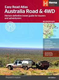 HEMA Australia Road & 4WD Easy Read Atlas