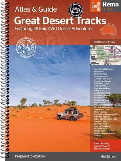 HEMA Great Desert Tracks Atlas & Guide