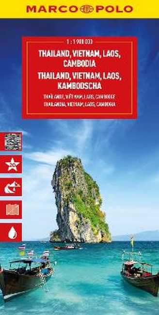 Thailand, Vietnam, Laos, Cambodia Marco Polo Map