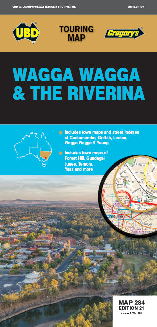 Wagga Wagga & The Riverina Map 284 21st ed