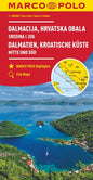 Marco Polo Dalmatië, Kroatische kust Midden en Zuid: Wegenkaart 1:200 000 (German Edition)