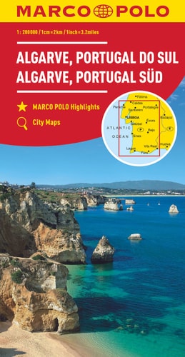 Algarve Portugal South Marco Polo Map (Marco Polo Maps)