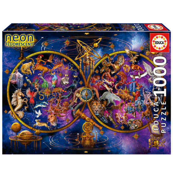 Educa 1000p Neon Constellation