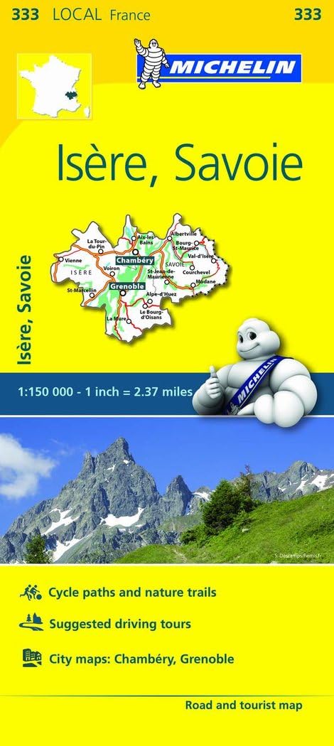 Michelin Local France 333 Isere, Savoie