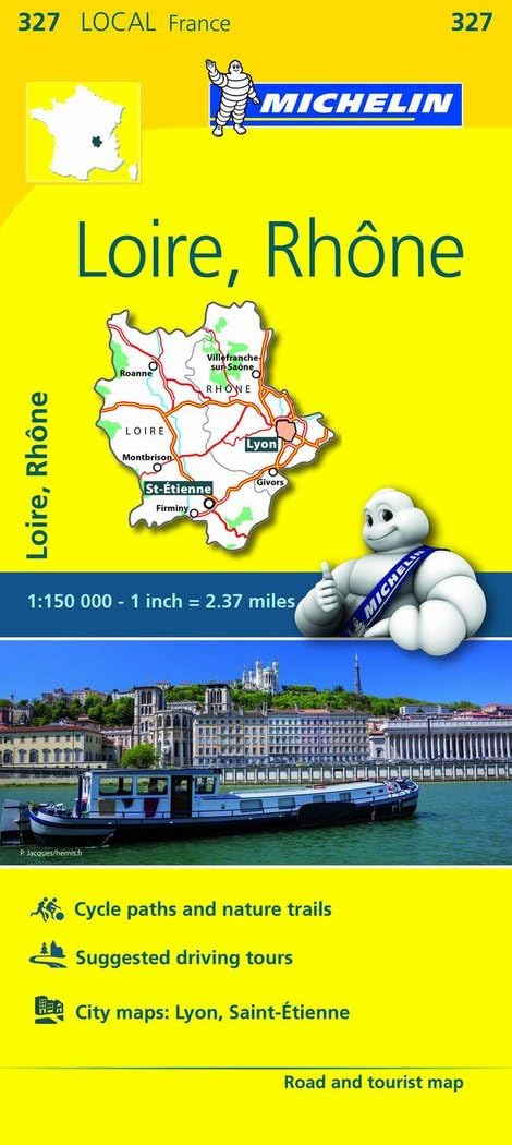Michelin Local France 327 Loire, Rhone