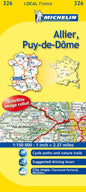 Michelin Local France 326 Allier, Puy-de-Dome