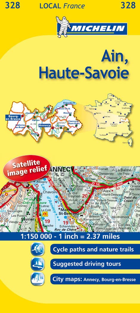 Michelin Local France 328 Ain, Hate-Savoie