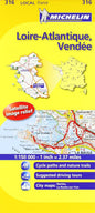 Michelin Local France 316 Loire-Atlantique, Vendee
