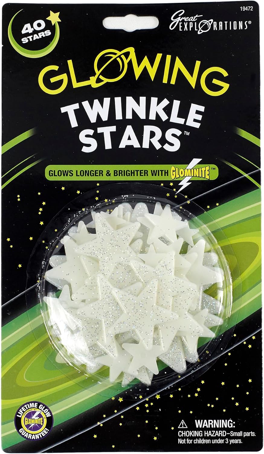 Great Explorations Glowing Twinkle Stars