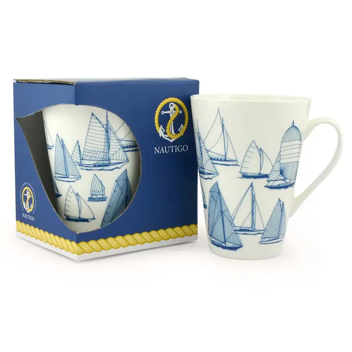 'Sail Away" China Mug | NautiGo