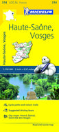 Michelin Local France 314 Haute-Saone, Vosges