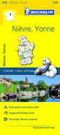 Michelin Local France 319 Nievre, Yonne