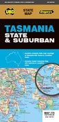 UBD Tasmania State & Suburban Map 770 29th ed