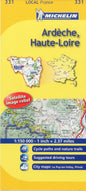 Michelin Local France 331 Ardeche, Haute-Loire
