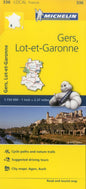 Michelin Local France 336 Gers, Lot-et-Garonne