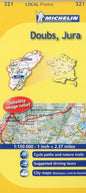 Michelin Local France 321 Doubs, Jura