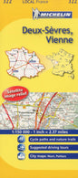Michelin Local France 322 Deux-Sevres, Vienne