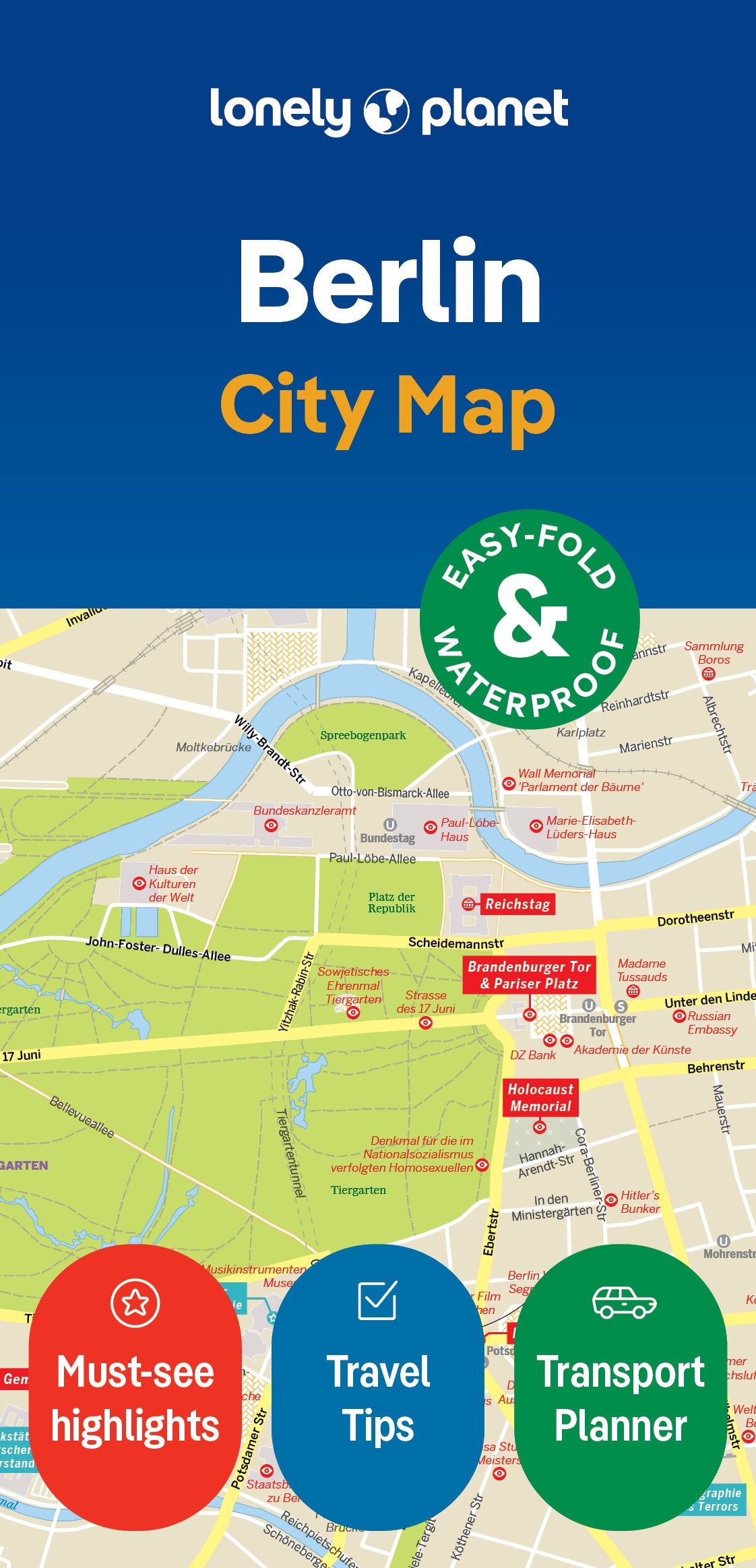 Lonely Planet Berlin City Map