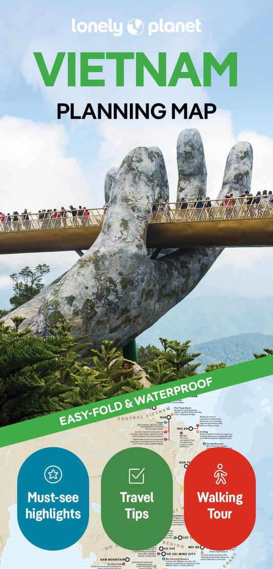 Lonely Planet Vietnam Planning Map