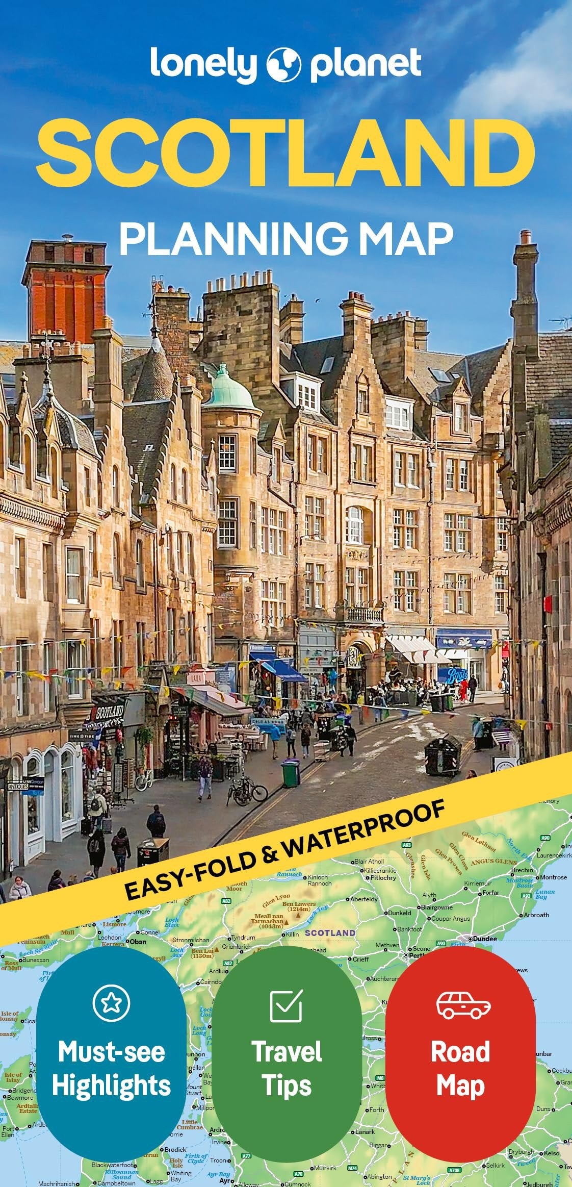 Lonely Planet Scotland Planning Map