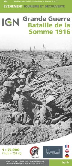 IGN France Grande Guerre Bataille de la Somme 1916