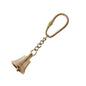 Brass Bell Keyring
