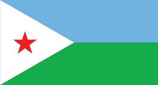 Djibouti Flag 5' X 3'