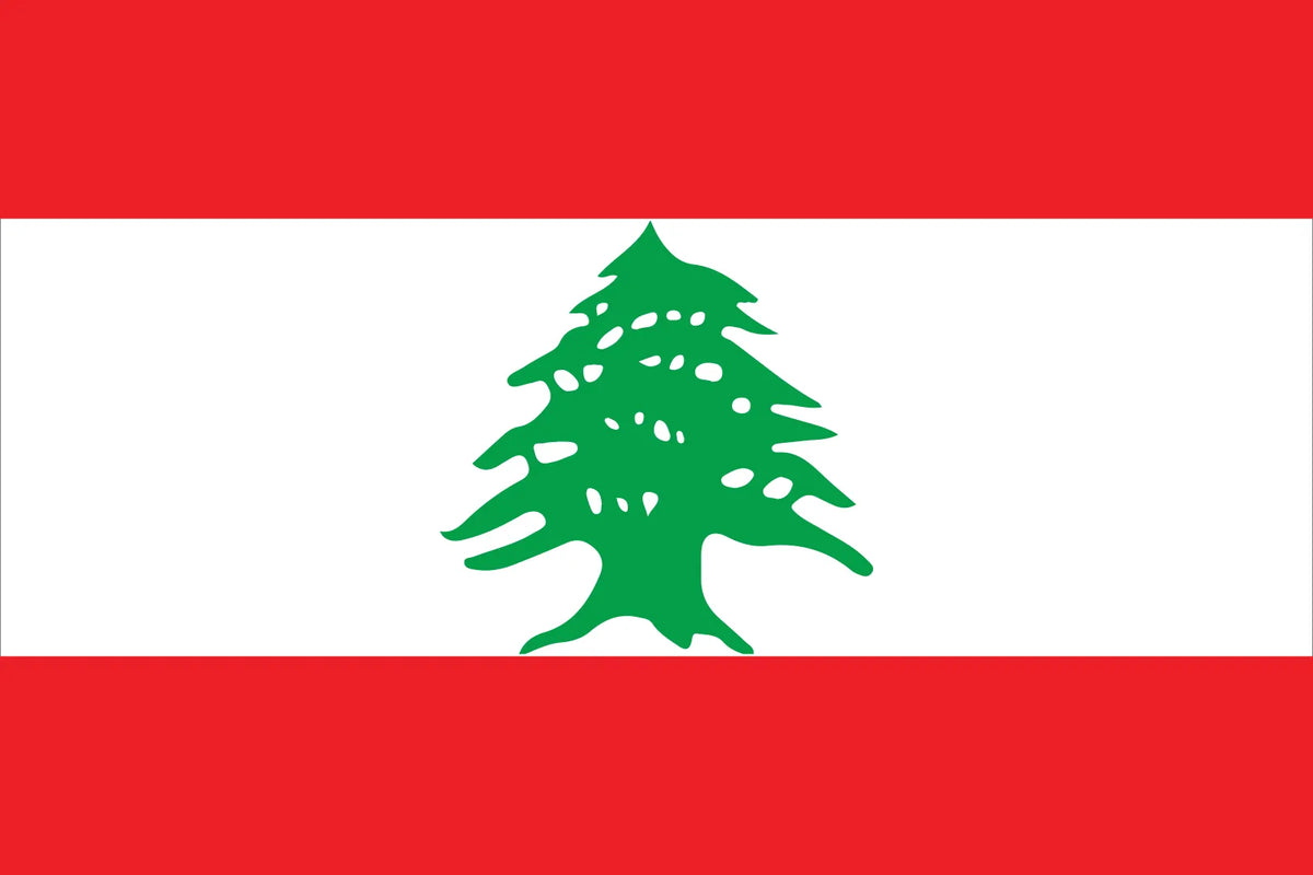 Lebanon Flag 5' X 3'