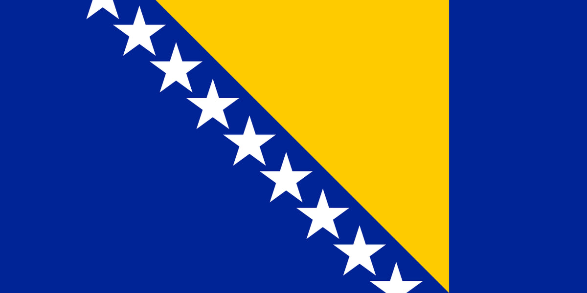 Bosnia and Herzegovina Flag 5' X 3'