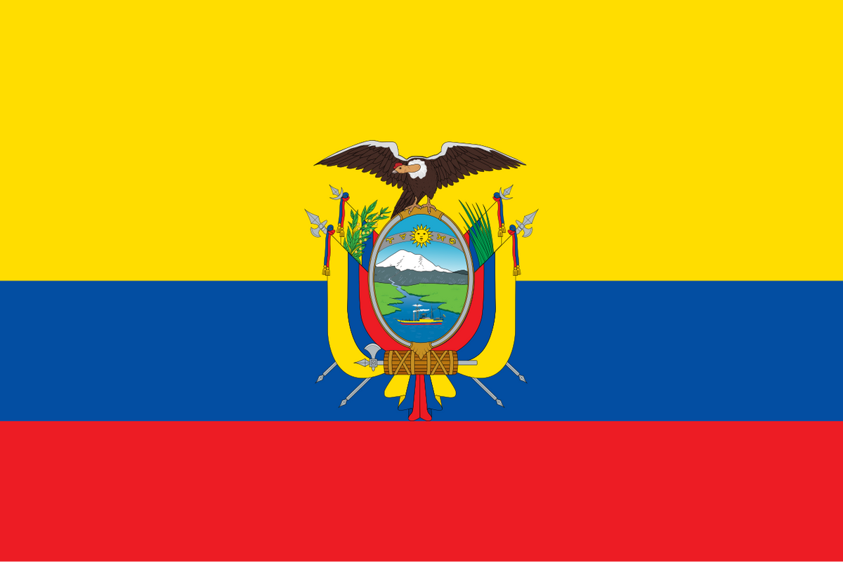 Ecuador Flag 5' X 3'