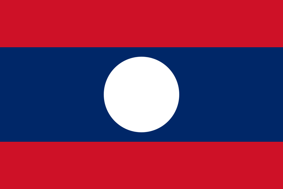 Laos Flag 5' X 3'