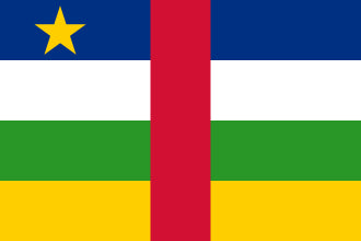 Central African Republic Flag 5' X 3'