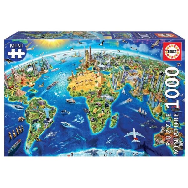 Educa 1000p Miniature World Symbols