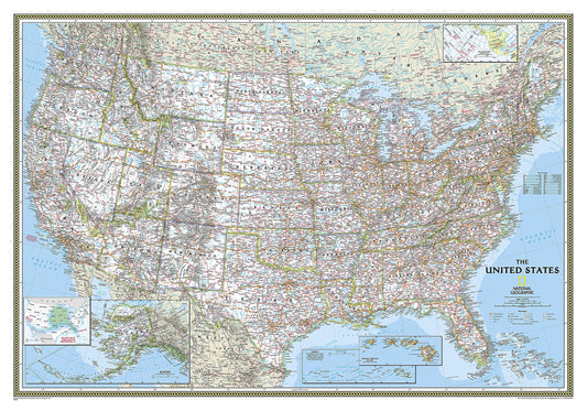 United States of America Wall Map by National Geographic