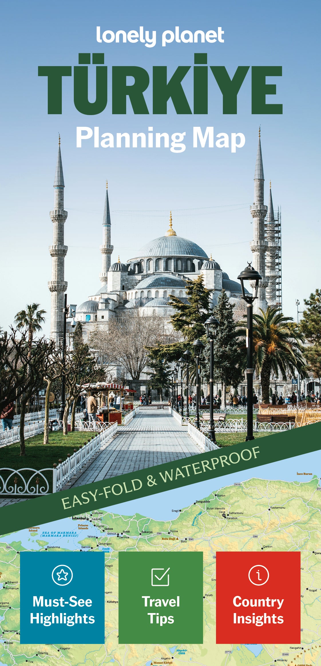 Lonely Planet Turkiye Planning Map