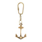 Brass Anchor Keyring