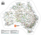 Map of Australia Sticker - (No Ocean - White) - Medium (Fits Caravan Table)