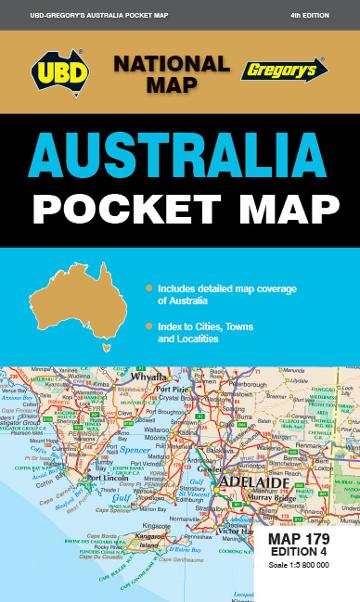 UBD Australia Pocket Map 4th ed.