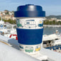 Caravanning Bamboo Travel Mug 300ml | Navy Blue