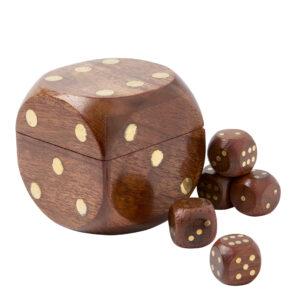 Brass Dice Box
