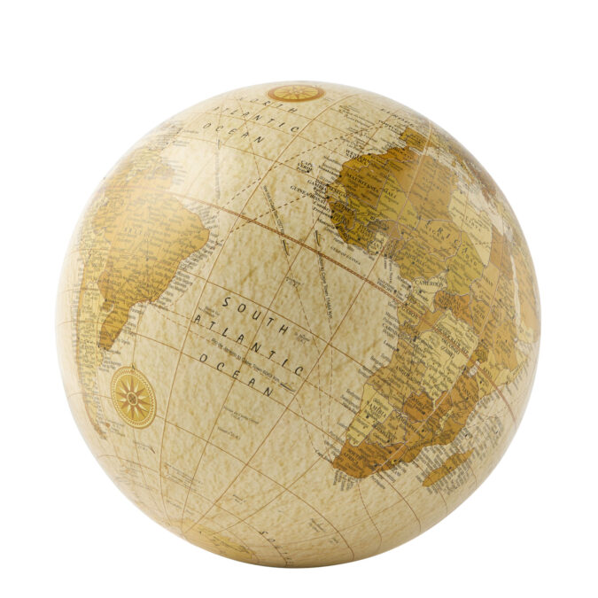 Discovery Sphere Globe Ivory