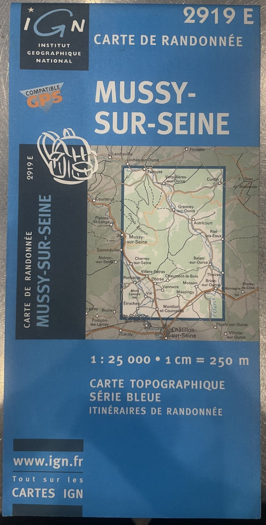 IGN France Mussy-Sur-Seine 2919 E