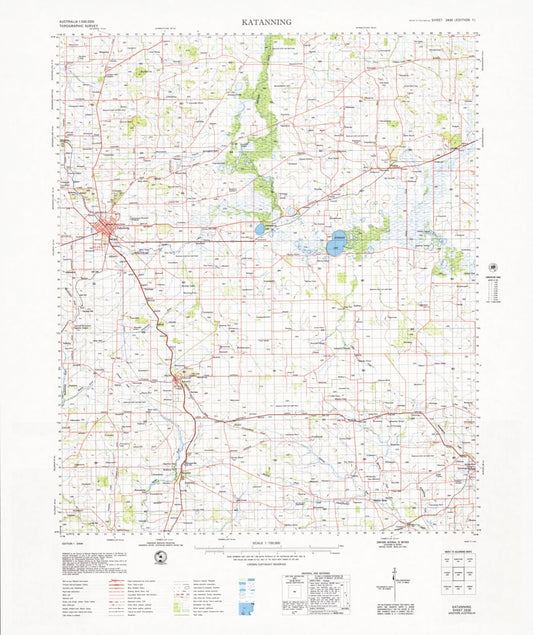 1:100k 2430 Katanning