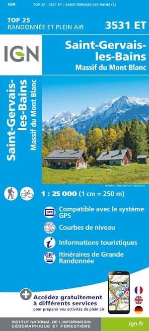 IGN France Saint-Gervais-les-Bains 3531 ET
