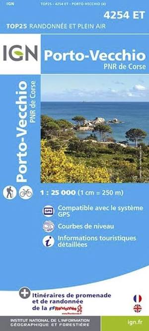 IGN France Porto-Veccio 4254 ET